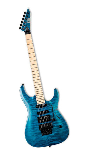 Guitarra Esp Ltd Mh-200 Lmh203qmstb See Thru Blue