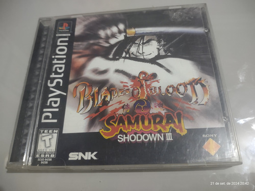 Samurai Shodown 3 Ps1 100% Original