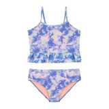 Teens Niña Tankini Uv+30 Vuelo Basta Tie Dye Celeste