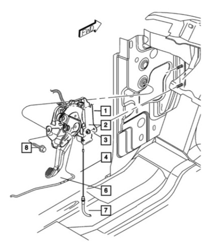 Varilla De Liberacin Del Freno De Mano Dodge Dakota 05/11 Foto 4