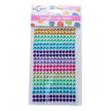 Plancha De Strass Gemas Multicolor Rostro Cuerpo