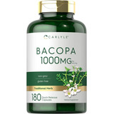 Bacopa Monnieri 1000mg 180 Capsulas Salud Mental Cerebral Sabor Nd