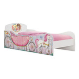 Cama Princesas Na Floresta Solteiro 100%  Mdf - Meninas