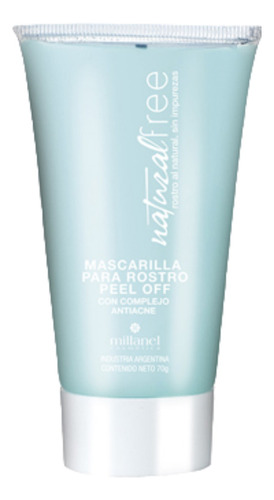 Mascarilla Para Rostro Peel Off Natural Free Millanel 