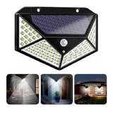 Foco Solar Con Sensor Movimiento Para Exterior 100 Led