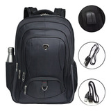 Mochila Masculina Notebook 60 Litros Usb Reforçada Camping