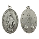 Medalla Milagrosa Grande 8cm Metal - Santería San Juan