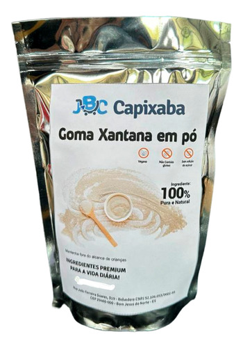 Goma Xantana Espessante Natural - 500g