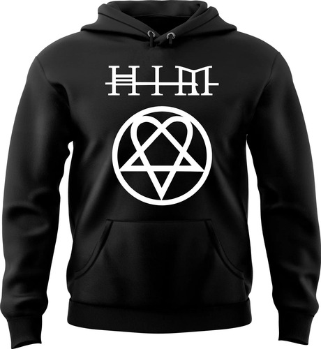 Sudadera Him Banda Metal Gotico Heartagram