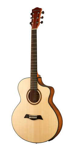 Guitarra Woodsoul Atlas40 Slim Eq Abeto/nogal/caoba/techwood