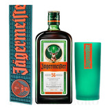 Jägermeister 700ml + Vaso Verde + Esterilla - Paladar Negro