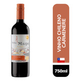 Vinho Carménère Mi Pueblo 2020 Adega Viña Maipo 750 Ml