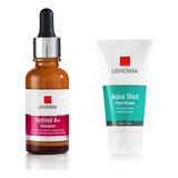 Kit Retinol A+ Emulsión + Aqua Shot Crema Facial Lidherma