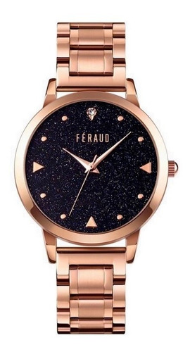 Reloj Feraud Mujer Acero Rose Moderno F5560 Lrg