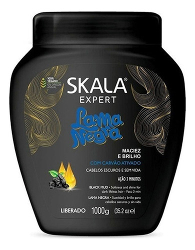 Skala Mascara Capilar Lama Negra Brillo Vegano X 1 Kg