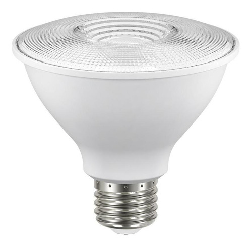 Foco Led Par30, Luz Suave Calida, Terminado Blanco, Base E27 Luz Blanco Cálido