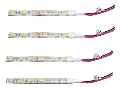 Tira De Luces Led 5050 De Color Blanco, 4 Unidades, 10 Cm, I