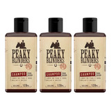 Kit 3x Shampoo Para Barba Peaky Blinders 120ml Don Alcides