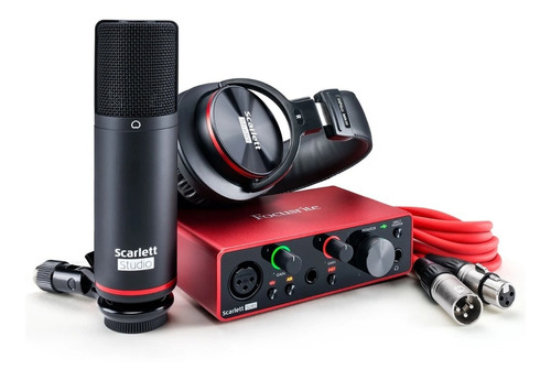 Kit De Grabación Focusrite Scarlett Solo Studio Pack 3 Gene