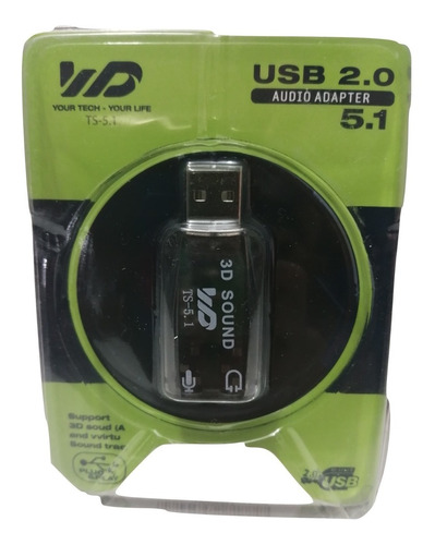 Tarjeta Sonido 5.1 Usb 