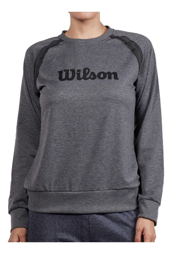 Sudadera French Terry Deportiva Wilson Cómoda Térmica Dama 