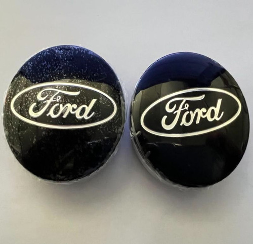 Tapa Emblema Compatible Con Aro Ford 54mm (juego 4 Unids) Foto 2