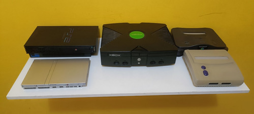 Lote Vídeo Games Xbox Clássico Ps2 Fat E Slim Snes Baby N64