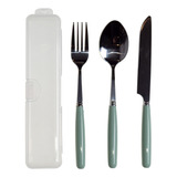 Set Cubiertos 9 Menta Topsoc