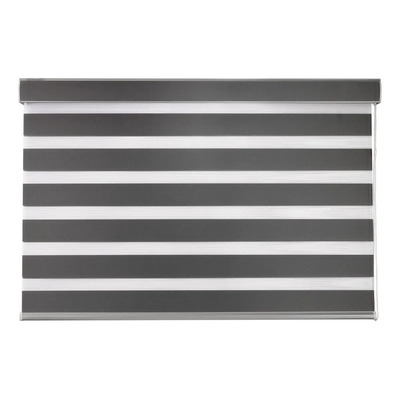 Persiana Sheer Elegance Enrollable Decoking Premium 150 Cm X 210 Cm Color Gris Oscuro 1 pieza | Meses sin interés