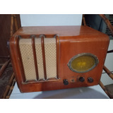 Radio Antigua Valvular Madera Años 40/50. Vintage. 