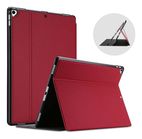 Funda Para iPad Pro 12.9 2015 / 2017 Con Soporte - Rojo