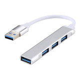 Hub Multipuerto Usb 3.0 Slim Elegante Profesional X4 Puertos