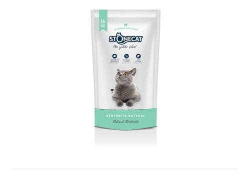 Piedras Sanitaria P/gato Aglomerante Bentonita 4kg Stonecat