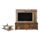 Conjunto Home Theater E Mesa De Centro Hans Fendi Naturale