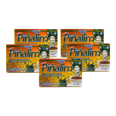 Té Piñalim Hebras Gn+Vida 5 Cajas de 30 Sobres de Piña | MercadoLibre