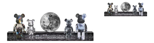 Reloj De Pared Grande Horizontal Novedoso Bearbrick/ Oso