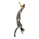 Escultura Parede Alpinista Rapel Escalada Homem Decorativo