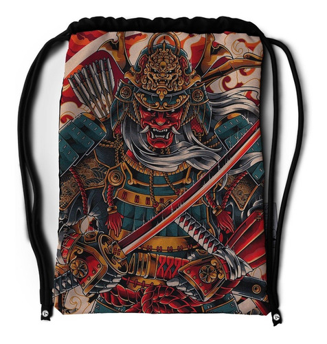 Tula Deportiva Impermeable  Demonio Samurai