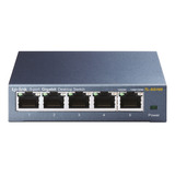 Switch Tp-link Tl Sg105 Gigabit De Mesa 5 Portas 10/100/1000