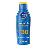 Nivea Sun Protect And Moisture Loción Solar Hidratante Spf.