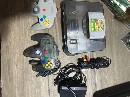 Consola Nintendo 64 Smoke Original Con Mario 64 N64 Funtasti