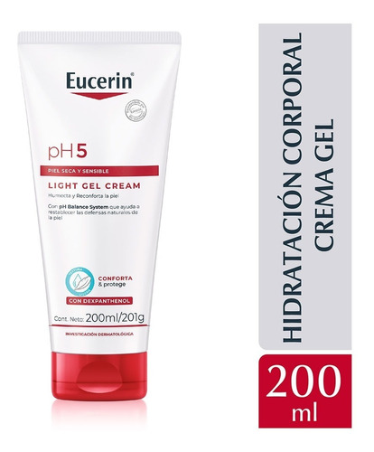 Eucerin Ph5 Light Gel Cream Corporal Para Piel Seca Sensible