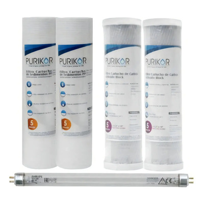 Kit Kit12-fb3uv Mantenimiento Purificador Pkf-3uv Purikor Color Blanco | Envío gratis
