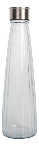 Botella Vidrio Cierre Hermetico Tapa 750 Ml Pettish Online Color Cónica Rayada