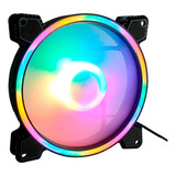 Ventilador Rgb 12cm 12v/5v Dc Luz Fija Bordes Rgb | Silencio