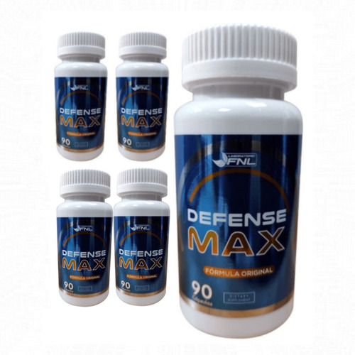 Defense Max 5x90 Cap Vitamina C E Zinc Antioxidante Defensas