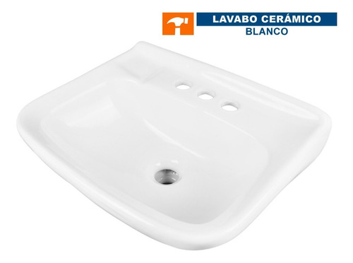 Lavabo Cerámico Orion 4' Blanco Acabado Esmaltado