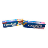 Kit De 2 Pastas Adhesivas Fixodent Original Y Fixodent Plus