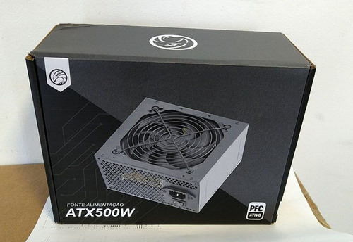 Fonte Gamer Atx 500w Real Pfc Ativo Bivolt Automático