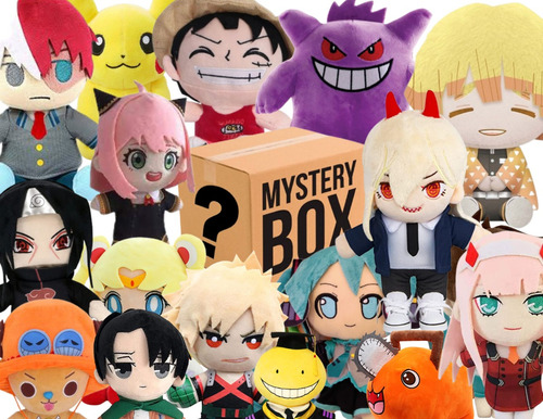 Caja Misteriosa Peluches Anime 3 Peluches 
